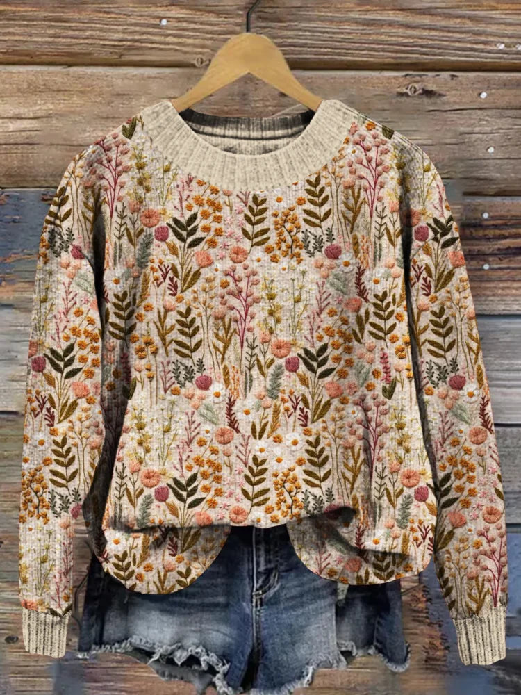 Jena | Przytulny sweter retro