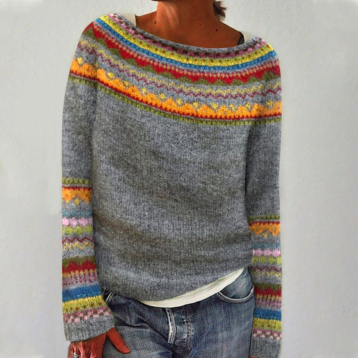 Amelia | Wygodny sweter retro