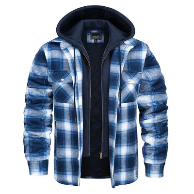 Joel™ | Rutig Hooded Jacka