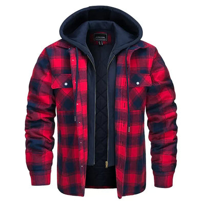 Joel™ | Rutig Hooded Jacka