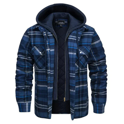 Joel™ | Rutig Hooded Jacka