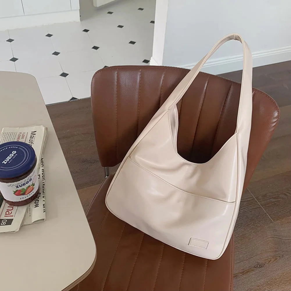 Liv™ - Luźna torba hobo w stylu skórzanym