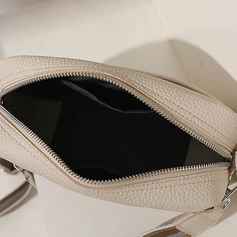 Nora™Elegancka kremowa torba codzienna