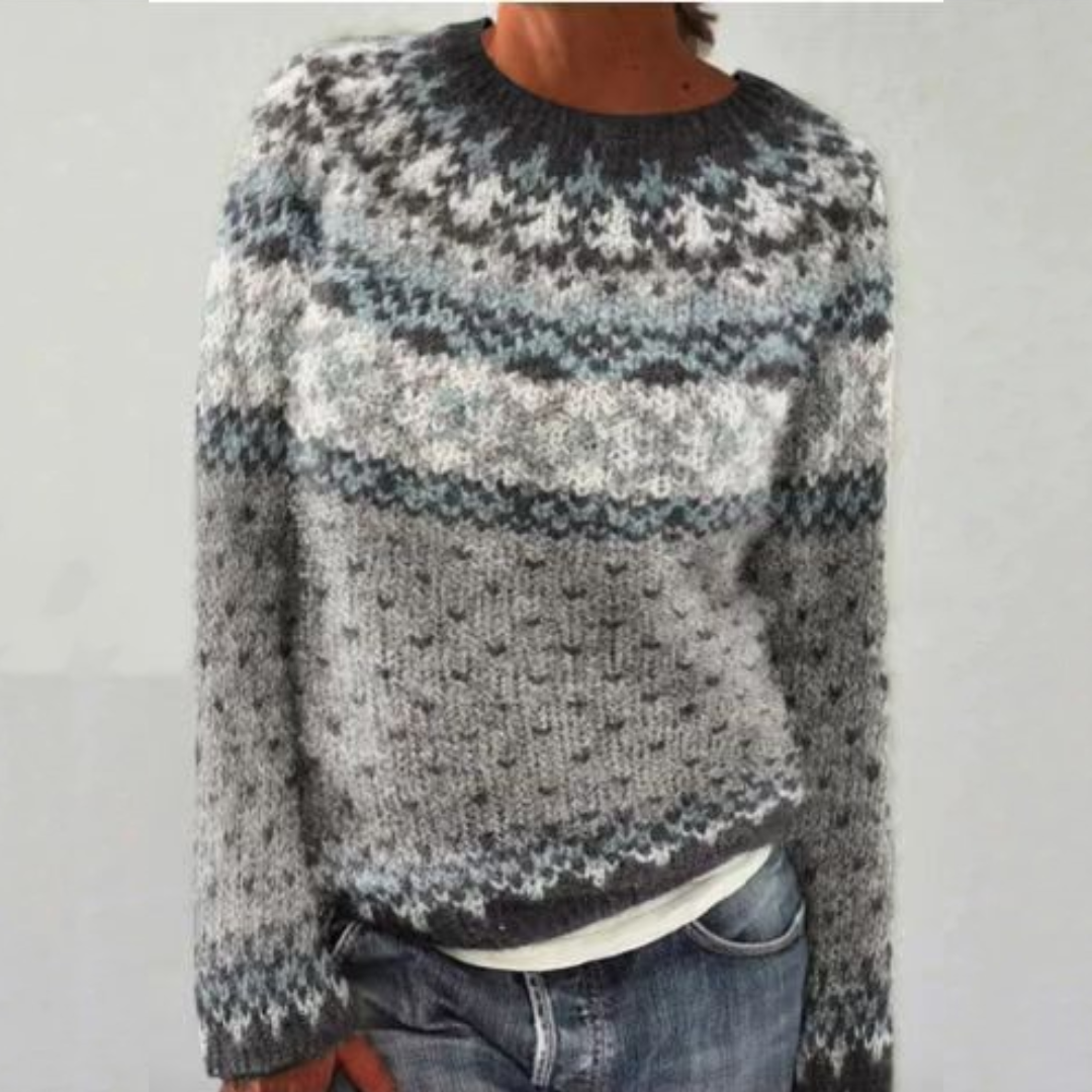 Lenie | Przytulny sweter retro