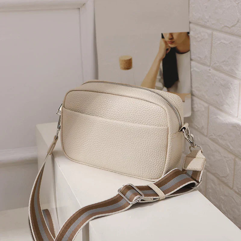 Nora™Elegancka kremowa torba codzienna