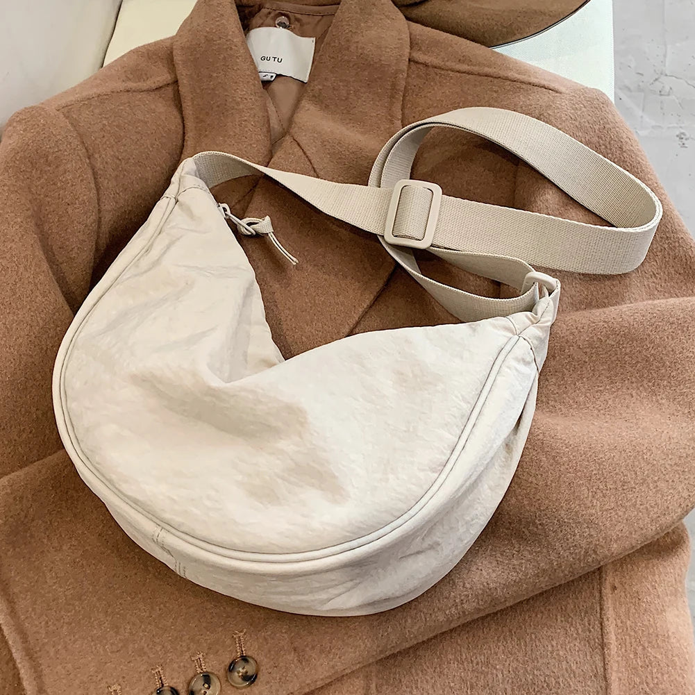 Liv™ - Luźna torba hobo w stylu skórzanym
