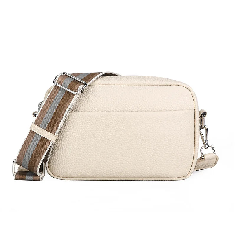Nora™Elegancka kremowa torba codzienna
