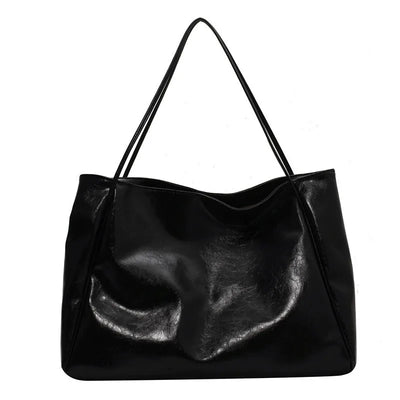 Lisa™ - Elegancka brązowa torba tote z efektem skóry
