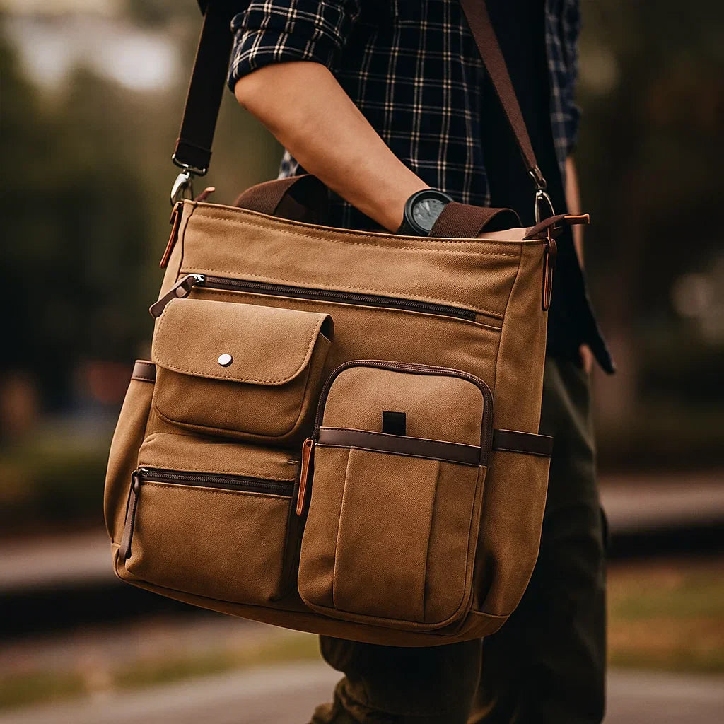 Torba messenger z canvasu aldridge