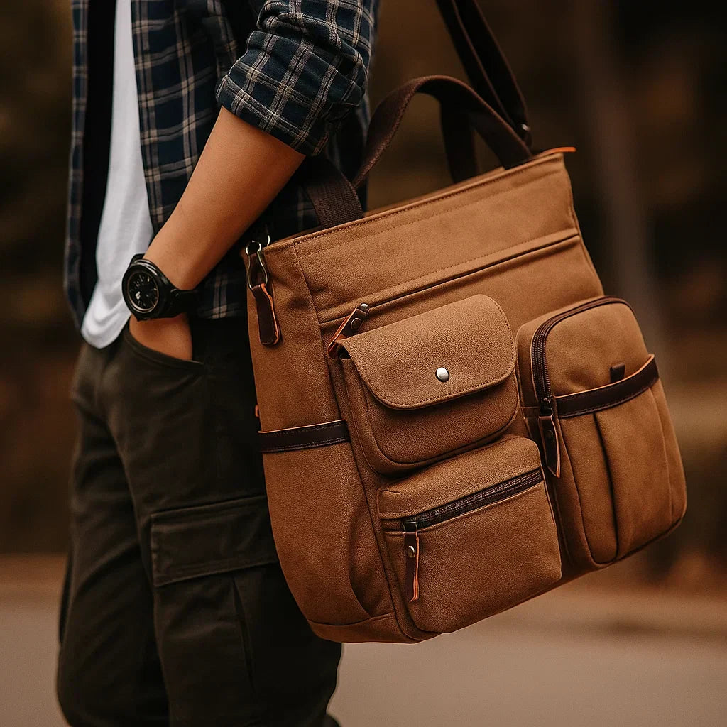 Torba messenger z canvasu aldridge