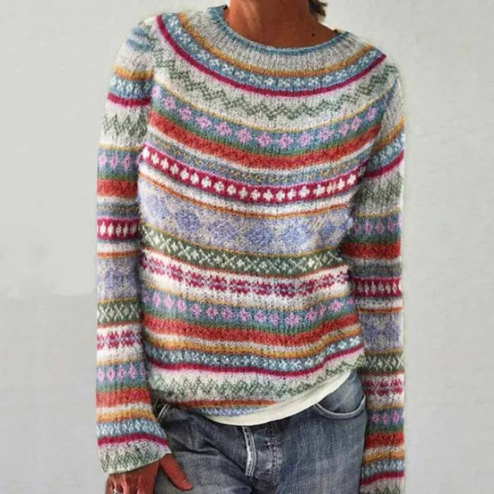 Liliana | Stylowy sweter w stylu retro