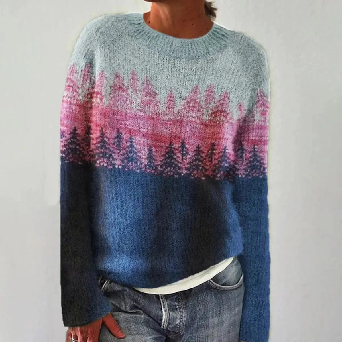 Leandra | Przytulny sweter w stylu retro