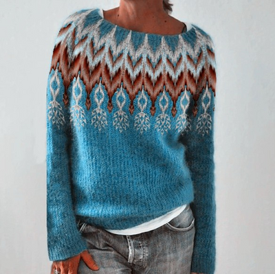 Luzia | Przytulny sweter w stylu retro